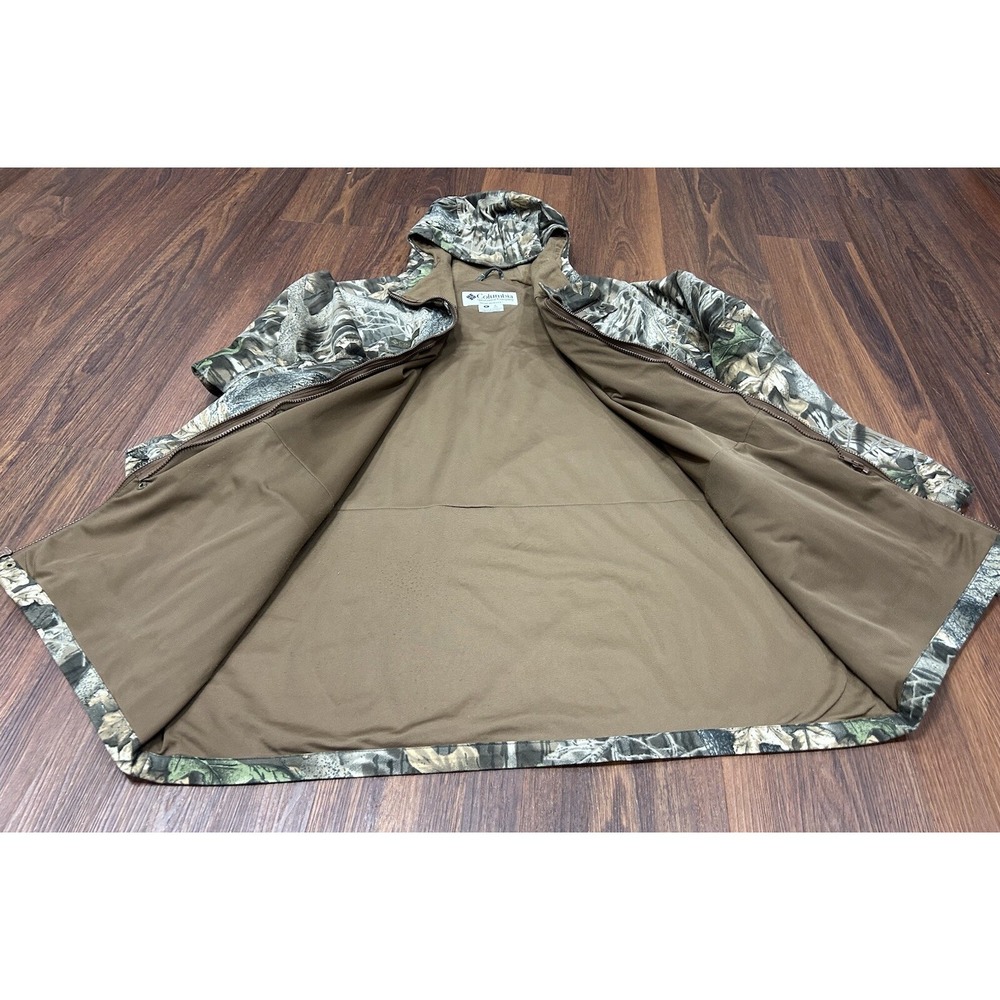 Columbia Sportswear Real Tree Camo Fleece‎ Hunting Mens Jacket XL Good Condition - Picture 12 of 16
